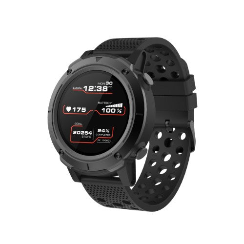 Canyon CNS-SW82BB smartwatch / sport watch 3.3 cm (1.3") 240 x 240 pixels Touchscreen Black GPS (satellite)