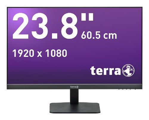 TERRA 2427W computer monitor 60.5 cm (23.8") 1920 x 1080 pixels Full HD LCD Black