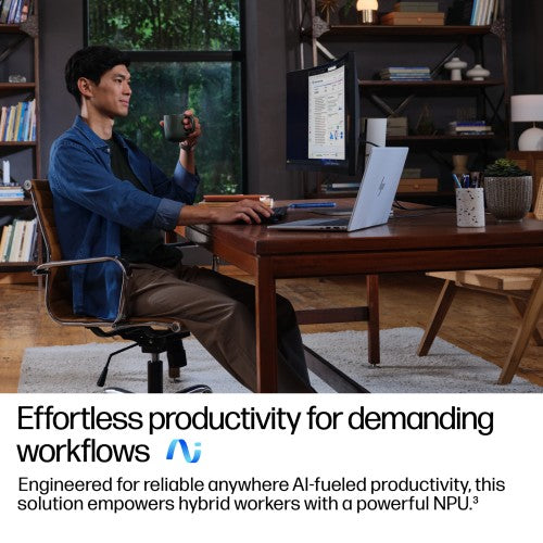 HP EliteBook 8 G1a 14 inch Notebook Next Gen AI PC Wolf Pro Security Edition AMD Ryzen AI 7 Laptop 35.6 cm (14") WUXGA 24 GB DDR5-SDRAM Wi-Fi 6E (802.11ax) Windows 11 Pro