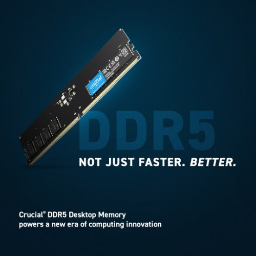 Crucial CT16G56C46U5T memory module 16 GB 1 x 16 GB DDR5 288-pin DIMM ECC