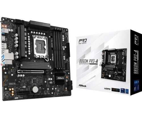 Asrock B860M Pro-A Intel B860 LGA 1851 (Socket V1) micro ATX