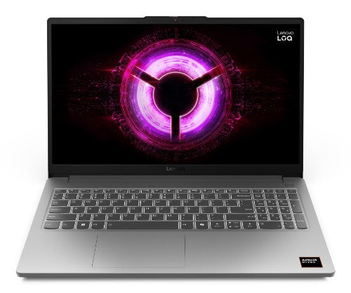 Lenovo LOQ 15ARP10E AMD Ryzen™ 7 170 Laptop 39.6 cm (15.6") Full HD 16 GB DDR5-SDRAM 512 GB SSD NVIDIA GeForce RTX 3050 Wi-Fi 6 (802.11ax) Windows 11 Home Grey English