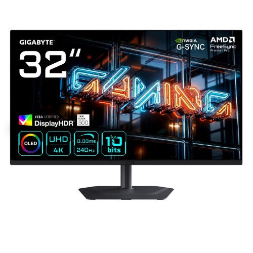 GIGABYTE MO32U24 32" OLED 4K UHD Gaming Monitor