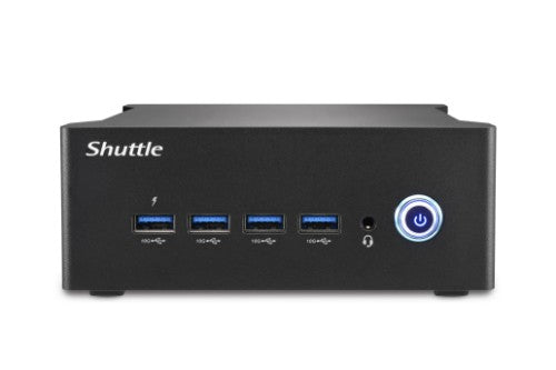 Shuttle Nano PC NT10H5, Intel Core Ultra 5 125H, Intel Arc graphics, 2xHDMI, 2xUSB 4.0 (DP), 2x2.5Gbit LAN, incl. VESA 24/7 permanent operation