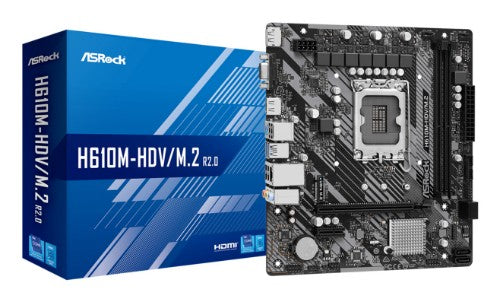 Asrock H610M-HDV/M.2 R2.0 Intel H610 LGA 1700 micro ATX