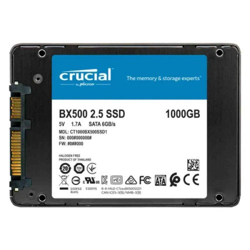 Crucial BX500 2.5" 1 TB Serial ATA 3D NAND