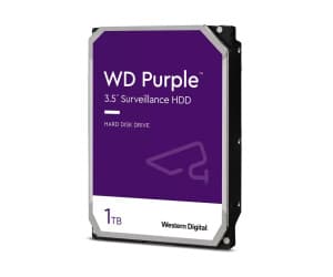 Western Digital Purple internal hard drive 1 TB 5400 RPM 64 MB 3.5" Serial ATA III