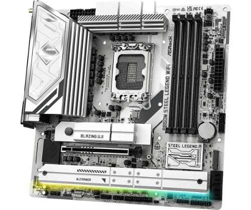 Asrock B860M Steel Legend WiFi Intel B860 LGA 1851 (Socket V1) micro ATX