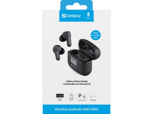 Sandberg Wireless Earbuds ANC+ENC