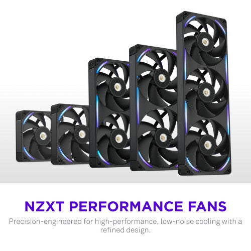 NZXT F360X Computer case Fan 12 cm Black 1 pc(s)