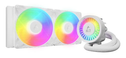 ARCTIC Liquid Freezer III Pro 280 A-RGB (White) Multi Compatible All-in-One CPU Water Cooler with A-RGB