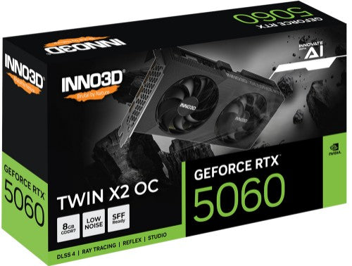 INNO3D GeForce RTX 5060 TWIN X2 OC V2 NVIDIA 8 GB GDDR7