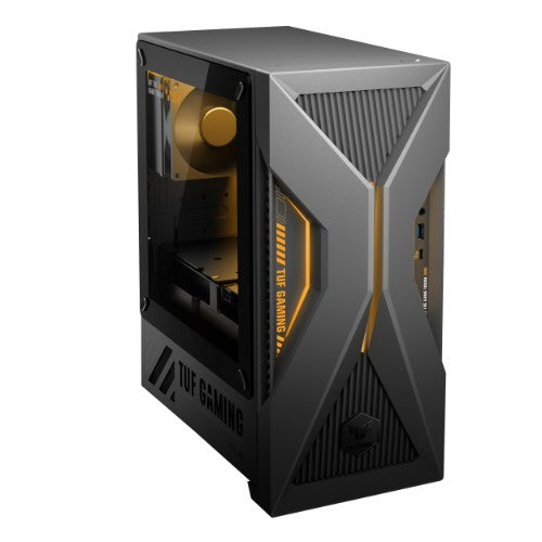 ASUS TUF Gaming T500 T500MV-13420H469W Intel® Core™ i5 i5-13420H 16 GB DDR5-SDRAM 1 TB SSD NVIDIA® GeForce RTX™ 5050 Windows 11 Home Mini Tower PC Black, Grey