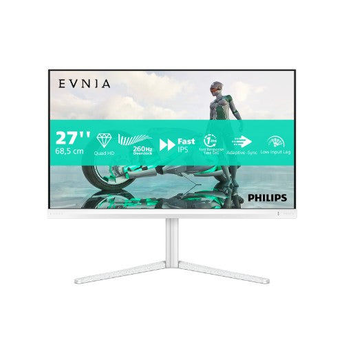 Philips Evnia 27M2N3501PA/00 computer monitor 68.6 cm (27") 2560 x 1440 pixels Quad HD LCD White