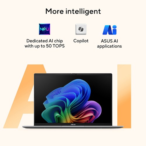 ASUS Vivobook 16 M1607KA-MB053W AMD Ryzen AI 7 350 Laptop 40.6 cm (16") WUXGA 16 GB DDR5-SDRAM 1 TB SSD Wi-Fi 6 (802.11ax) Windows 11 Home Blue