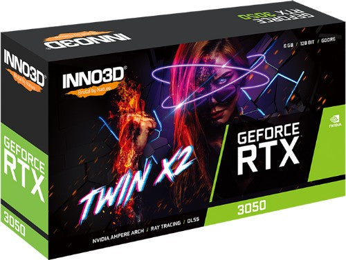 INNO3D GeForce RTX 3050 TWIN X2 OC NVIDIA 6 GB GDDR6