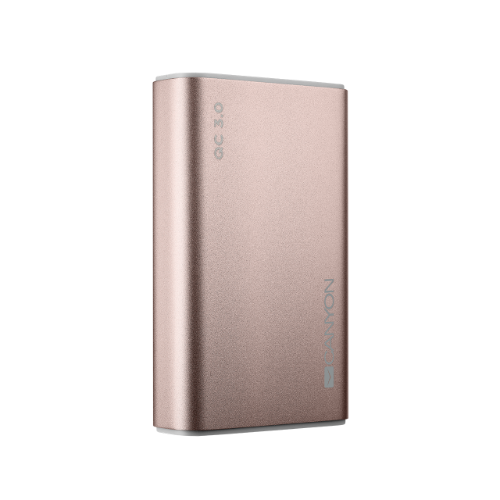 Canyon CND-TPBQC10RG power bank Lithium Polymer (LiPo) 10000 mAh Rose gold