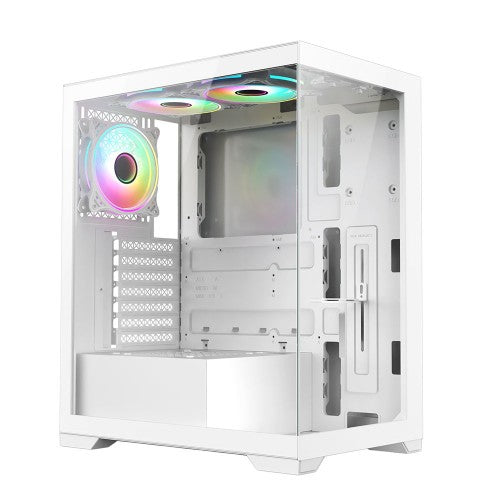 VIDA VETRO-WHT computer case Tower White
