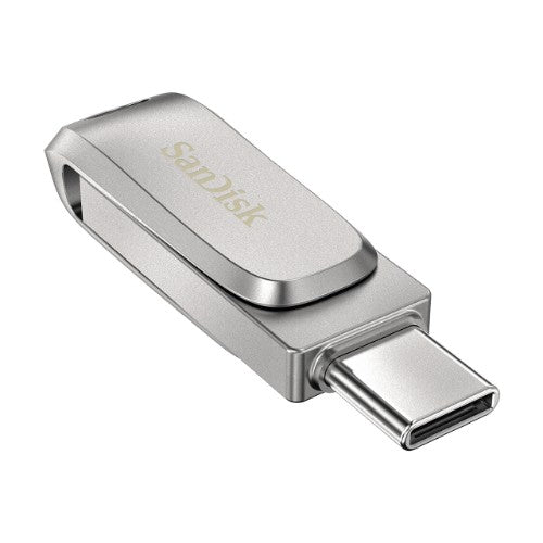 SanDisk Ultra Dual Drive Luxe USB flash drive 1 TB USB Type-A / USB Type-C 3.2 Gen 1 (3.1 Gen 1) Stainless steel