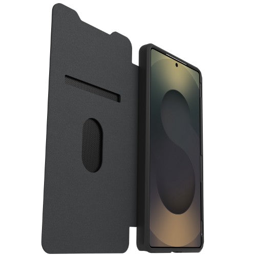 OtterBox React Folio Series for Samsung Galaxy S25 Ultra, transparent/black - No Retail Packaging