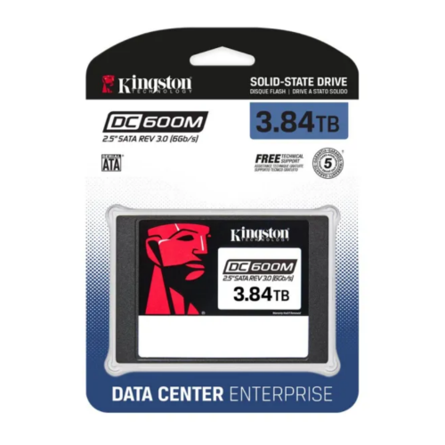 Kingston Technology 3840G DC600M (Mixed-Use) 2.5” Enterprise SATA SSD