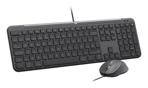 Logitech Signature Slim Combo MK620 For Business keyboard Mouse included Home/Office USB QWERTZ German Graphite