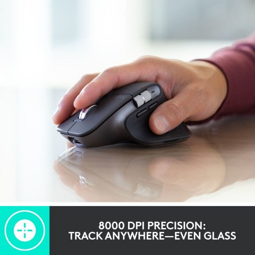 Logitech MX Keys Combo For Business Gen 2 keyboard Mouse included Office RF Wireless + Bluetooth QWERTZ German Graphite