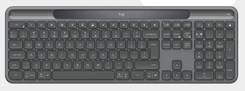 Logitech Signature Slim Solar + K980 for Business keyboard Universal RF Wireless + Bluetooth QWERTZ German Graphite