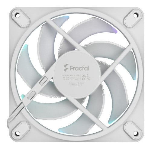Fractal Design Momentum 12 RGB Computer case Fan 12 cm White 1 pc(s)