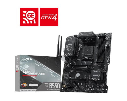 MSI B550 GAMING WIFI6E motherboard AMD B550 Socket AM4