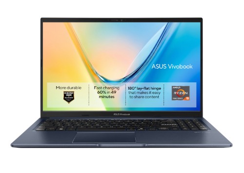 ASUS Vivobook 15 M1502XA-BQ001W AMD Ryzen™ 9 7940HS Laptop 39.6 cm (15.6") Full HD 16 GB DDR5-SDRAM 512 GB SSD Wi-Fi 6 (802.11ax) Windows 11 Home Blue