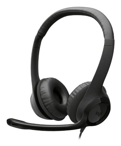 Logitech H390 USB Headset Wired Head-band Calls/Music USB Type-C Black