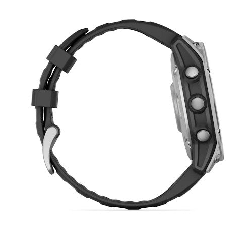 Garmin Fenix E 3.3 cm (1.3") AMOLED 47 mm Digital 416 x 416 pixels Touchscreen Stainless steel Wi-Fi GPS (satellite)