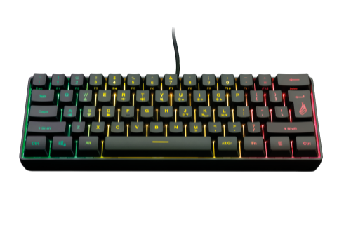 Verbatim KingPin X1 keyboard Gaming USB QWERTY US English Black