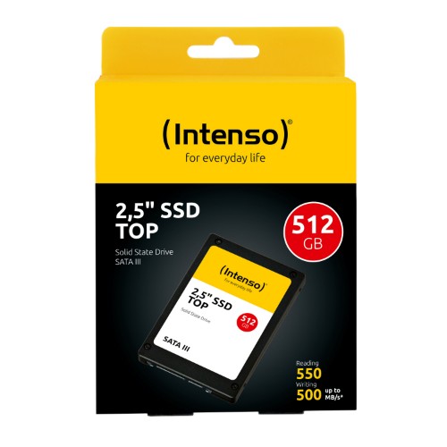 Intenso Top 512 GB 2.5" Serial ATA III 3D NAND