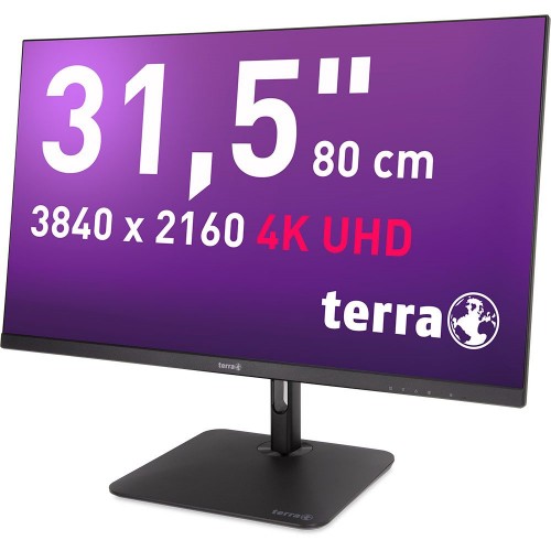 TERRA 3030234 computer monitor 80 cm (31.5") 3840 x 2160 pixels 4K Ultra HD LCD Black