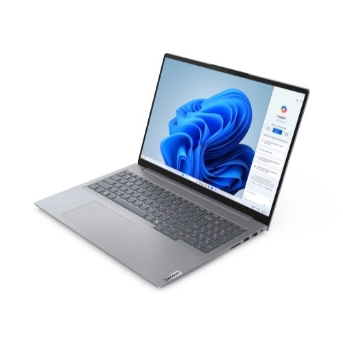 Lenovo ThinkBook 16 G7 ARP AMD Ryzen™ 5 7535HS Laptop 40.6 cm (16") WUXGA 16 GB DDR5-SDRAM 512 GB SSD Wi-Fi 6E (802.11ax) Windows 11 Pro German Grey