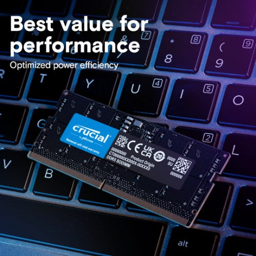 Crucial CT64G56C46S5 memory module 64 GB 1 x 64 GB DDR5 262-pin SO-DIMM