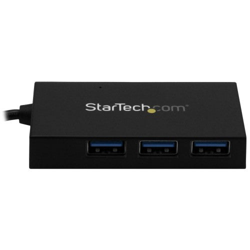 StarTech.com 4 Port USB 3.0 Hub - USB Type-A Hub with 1x USB-C & 3x USB-A Ports (SuperSpeed 5Gbps) - USB Bus Powered - USB 3.1 Gen 1 Adapter Hub - Portable/Laptop USB Hub~4 Port USB 3.0 Hub - USB Type-A Hub with 1x USB-C & 3x USB-A Ports (SuperSpeed 5Gbps