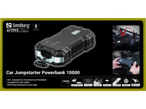 Sandberg Car Jumpstarter Powerbank 10000