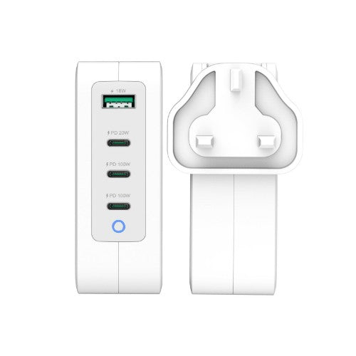 j5create JUP43130F-FN 130W GaN USB-C® 4-Port Charger - UK