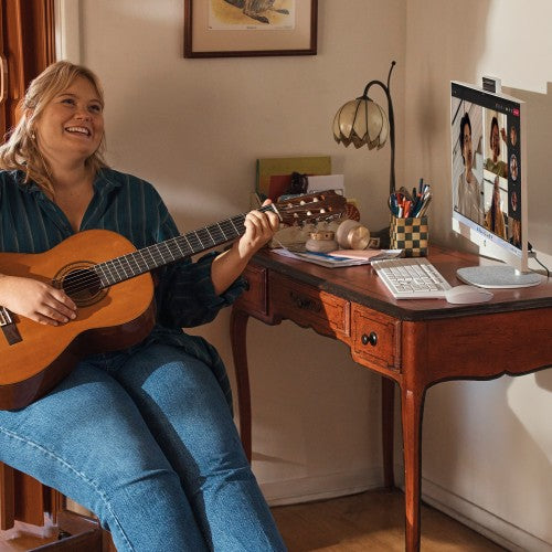 HP 27-cr0016na AMD Ryzen™ 5 7520U 68.6 cm (27") 1920 x 1080 pixels All-in-One PC 16 GB LPDDR5-SDRAM 512 GB SSD Windows 11 Home Wi-Fi 6 (802.11ax) White