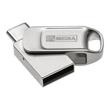 MyMedia MyDual USB 2.0 USB flash drive 64 GB USB Type-A / USB Type-C Silver