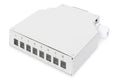 Digitus Din Rail Splice Box for 8 LC/DX couplers