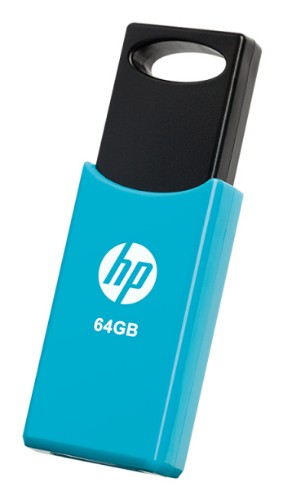 HP v212w USB flash drive 64 GB USB Type-A 2.0 Black, Blue