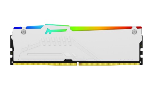 Kingston Technology FURY Beast 64GB 6000MT/s DDR5 CL30 DIMM (Kit of 2) White RGB EXPO