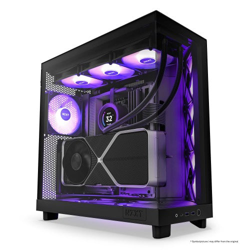 NZXT H6 Flow RGB Midi Tower Black