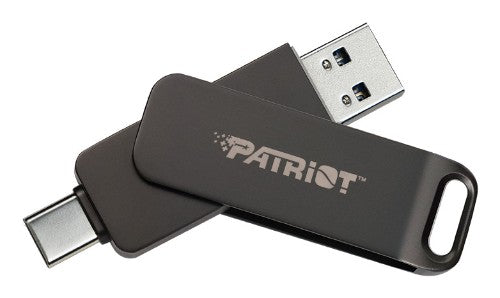 Patriot Memory Rage R550 USB flash drive 64 GB USB Type-A / USB Type-C 3.2 Gen 1 (3.1 Gen 1) Black