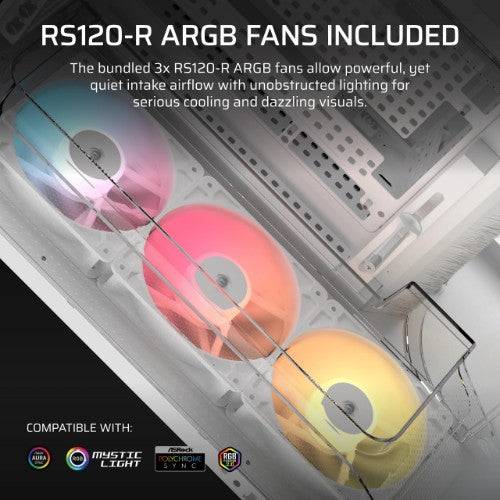Corsair AIR 5400 RS-R ARGB Midi Tower White