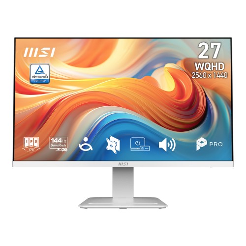 MSI Pro MP273QW E14 computer monitor 68.6 cm (27") 2560 x 1440 pixels Wide Quad HD White